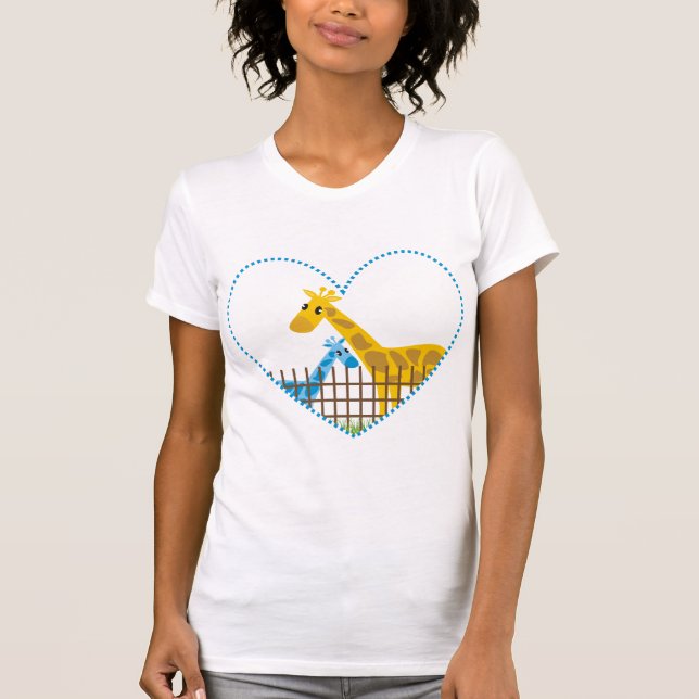 Camiseta Te Amo T-shirts da mamãe (Frente)