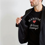 Camiseta Te conmigo Propuesta de Matrimonio<br><div class="desc">Capturar o momento perfeito com nossa "Você me Casado" - Camiseta Personalizada de Proposta de Nome. Esta camisa única e sincera foi projetada para tornar inesquecível sua proposta de casamento. Com a pergunta sobre o eterno, "Você me Casado?" junto com um espaço para personalizar com o nome do seu parceiro,...</div>