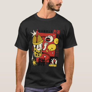 Camiseta té de burbujas