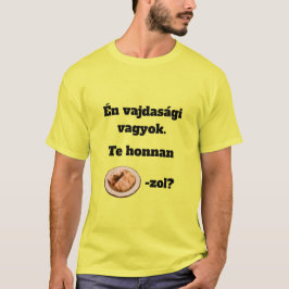 Camiseta Te honnan SZÁRMA-zol? férfi rövid ujjú póló