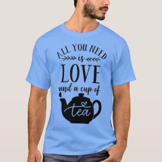 Camiseta TEA AMANTES impressões DE CHÁ TUDO O QUE VOCÊ PREC