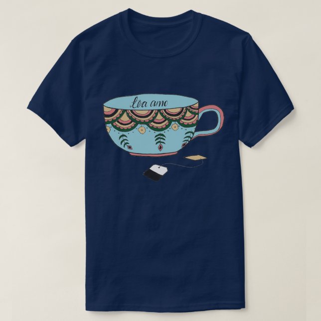Camiseta Tea Amo Impressão (Frente do Design)