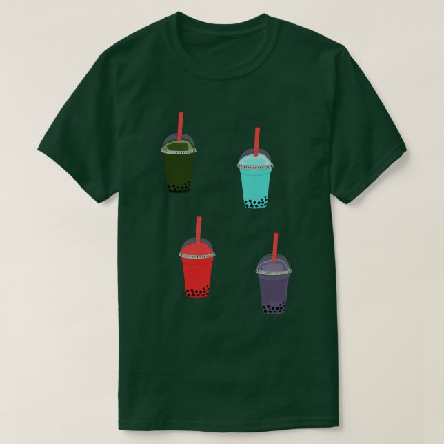 Camiseta Tea Boba e Taro e milk Tea (Frente do Design)