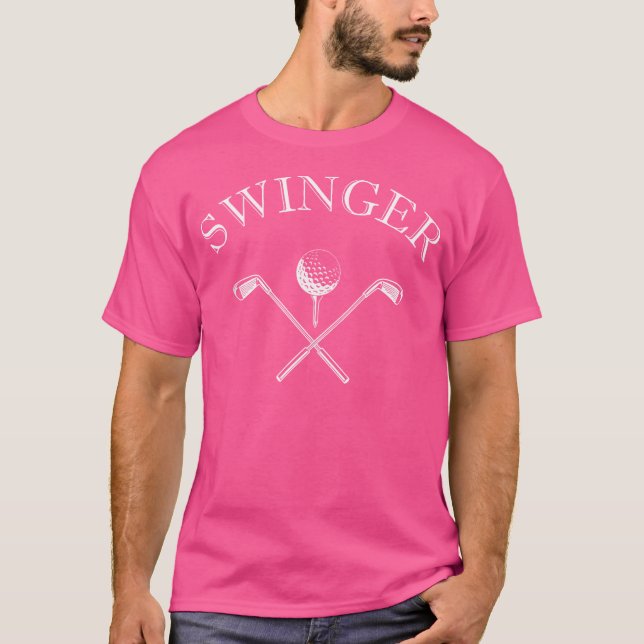Camiseta Tea de Vamos de Vamos de Golfe de Swinger Engraçad (Frente)