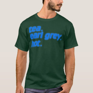 Camiseta Tea Earl Cinza Quente Credita Tipografia