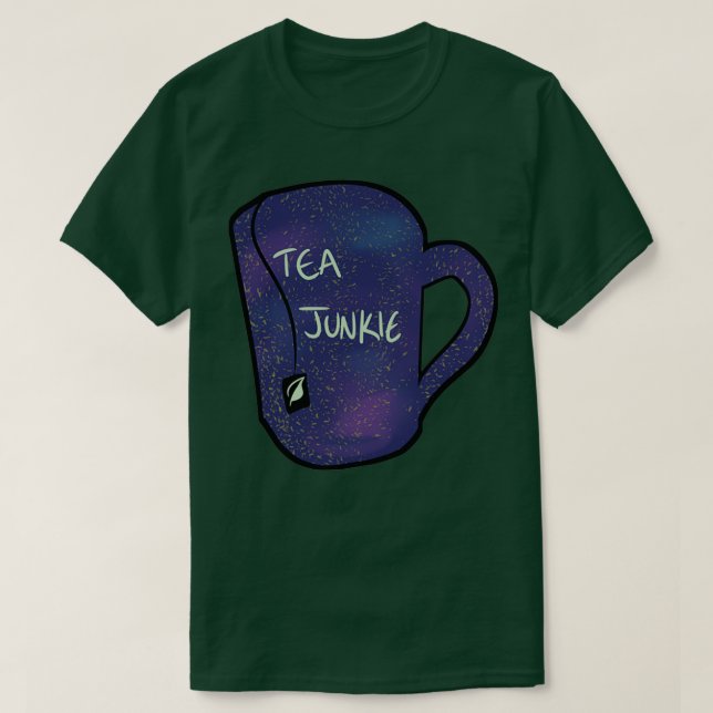 Camiseta Tea Junkie 1 (Frente do Design)