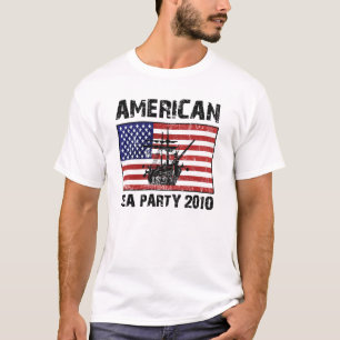 Camiseta Tea party americano 2010