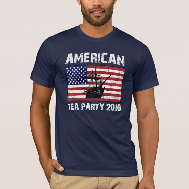 Camiseta Tea party americano 2010 (Frente)