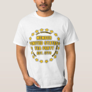 Camiseta Tea party dos Estados Unidos