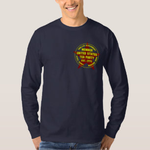 Camiseta Tea party dos Estados Unidos do membro