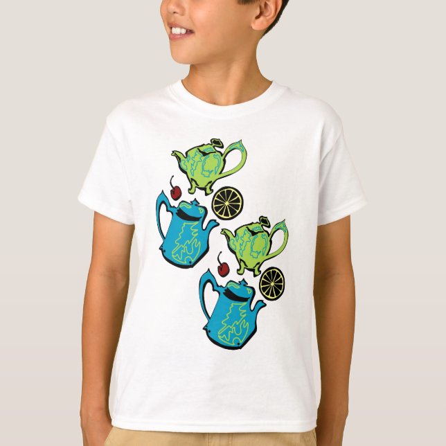 Camiseta Tea party louco do hatter (Frente)