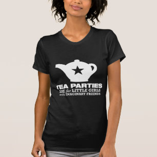 Camiseta tea party - os tea party são para as meninas
