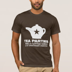 Camiseta tea party - os tea party são para as meninas