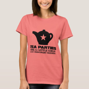 Camiseta tea party - os tea party são para as meninas