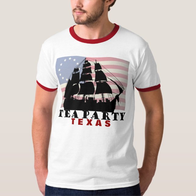 Camiseta Tea party - Texas (Frente)