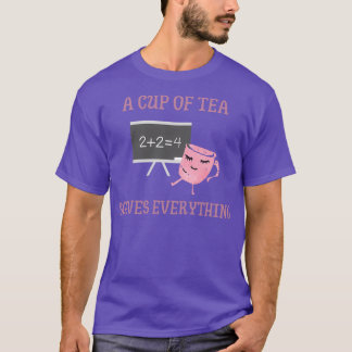 Camiseta Tea Resolve Tudo A Matemática Engraçada