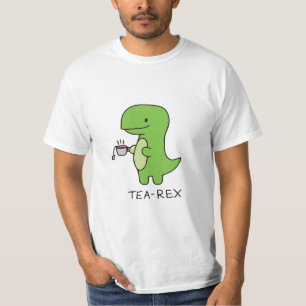 Camiseta Tea-Rex, Dinossauro Fofo, Amante Divertido de Dino