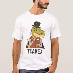 Camiseta Tea Rex - Este Dinossauro T-Rex Adora Chá Bebendo