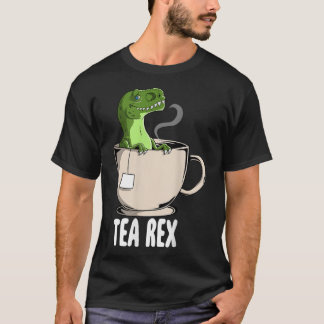 Camiseta Tea Rex Funny Rex Dinossaur Piada Pun Tyrannosauru