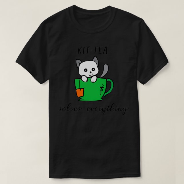 Camiseta Tea Solves Everything 54 (Frente do Design)