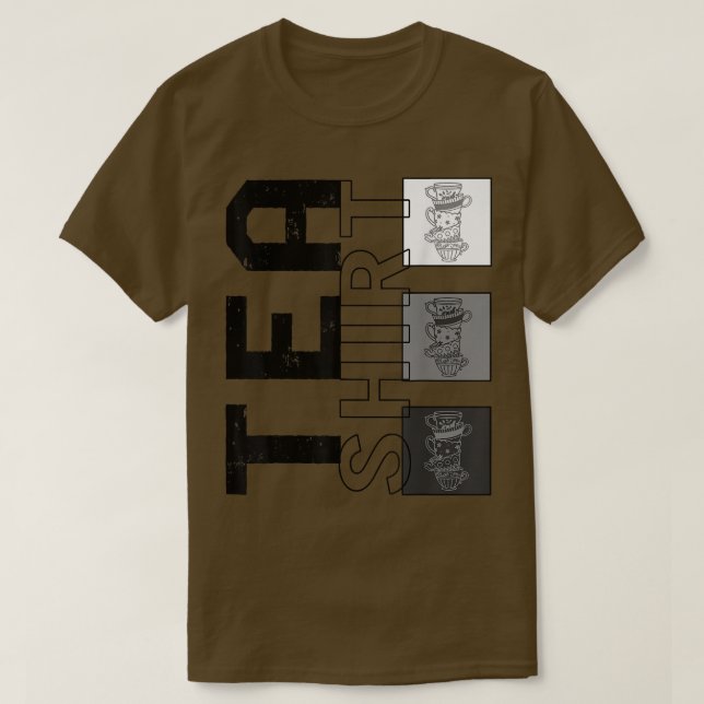 Camiseta Tea, Tea Cups Design Tea Addicas Ideas Morni (Frente do Design)