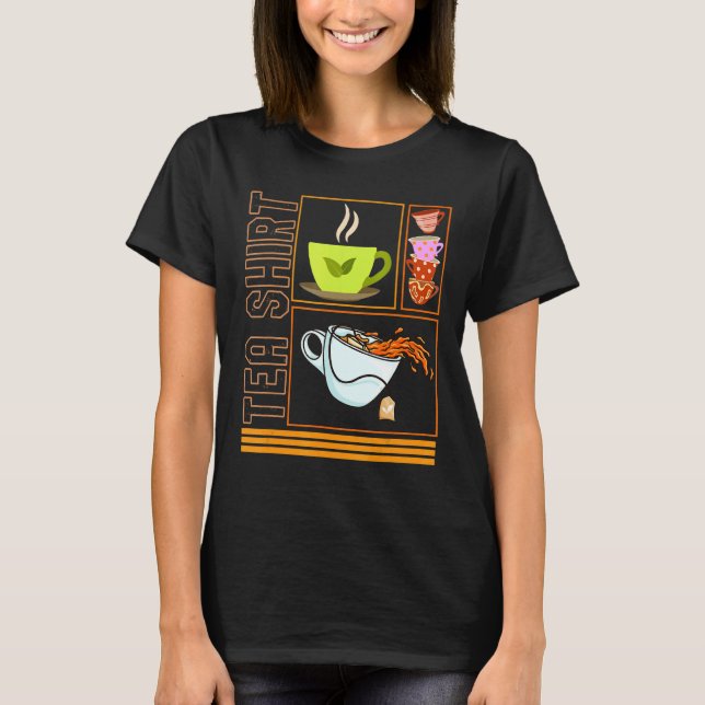 Camiseta Tea Tea Cups Tea Addicas Ideas Morning Pe (Frente)