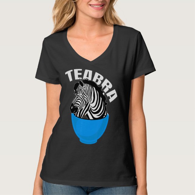 Camiseta Teabra Tea Zebra (Frente)