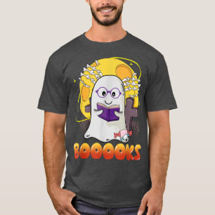 Camiseta Teac dos Livros de Halloween 2022 do Livro Ghost