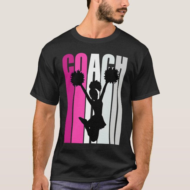 Camiseta Teach Female Cheerleading Teacher Master Coach Che (Frente)