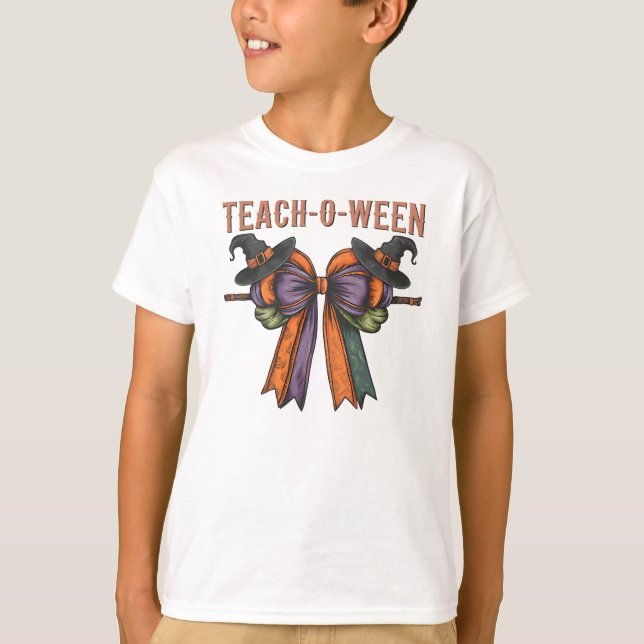 Camiseta Teach-O-Ween (Frente)