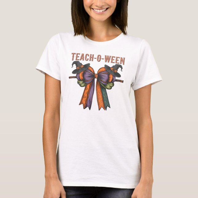 Camiseta Teach-O-Ween (Frente)