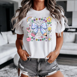 Camiseta Teacher 100 Days of School T-shirt