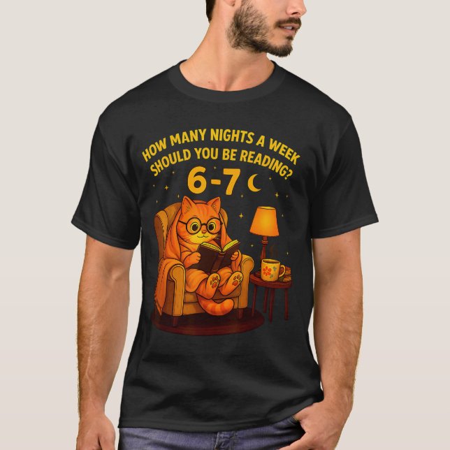 Camiseta Teacher 67 How Many Nights A Week Should You Be Re (Frente)