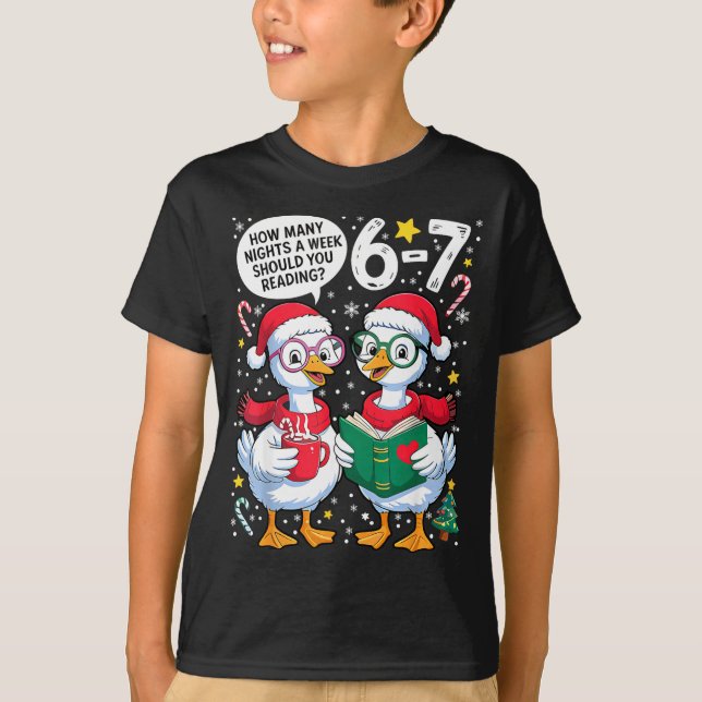 Camiseta Teacher 67 How Many Nights A Week Should You Be Re (Frente)