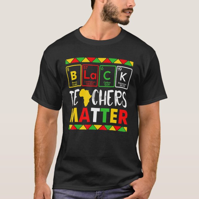 Camiseta Teacher Black History Month Pride African Teacher  (Frente)