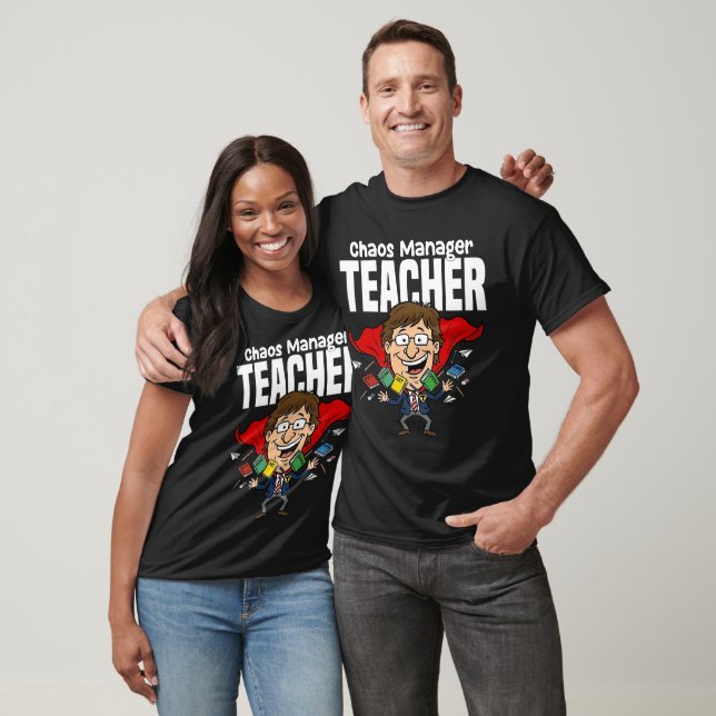 CAMISETA TEACHER - CHAOS MANAGER (Unissex)