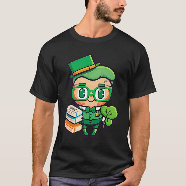 Camiseta Teacher Leprechaun St Patricks Day Teacher (Frente)