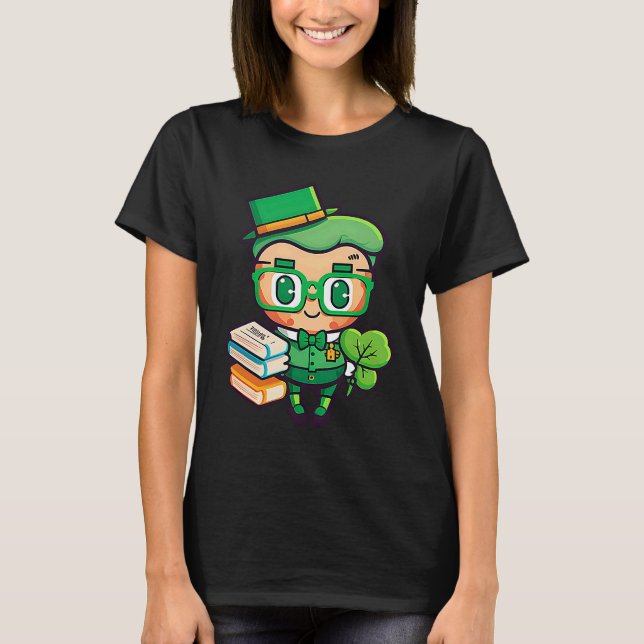 Camiseta Teacher Leprechaun St Patricks Day Teacher (Frente)