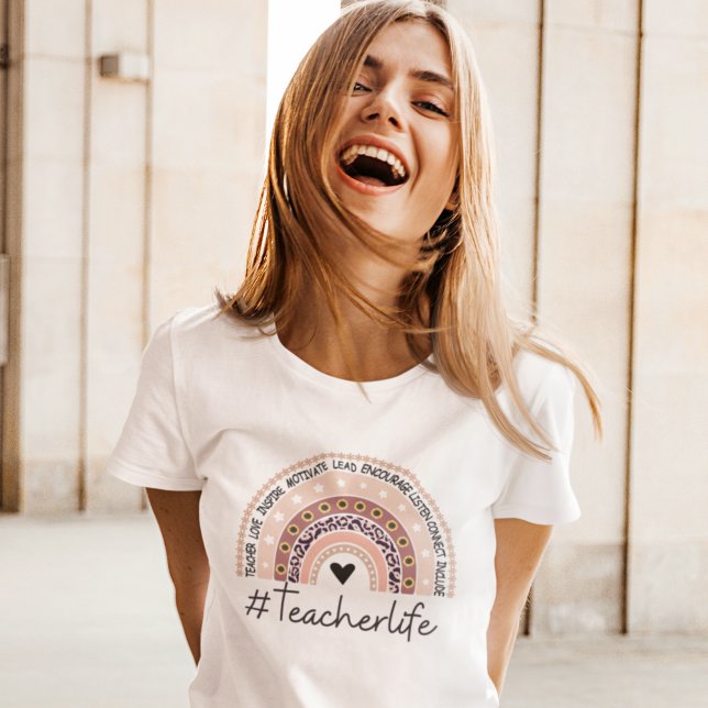 Camiseta Teacher Life Cute Teacher (Criador carregado)