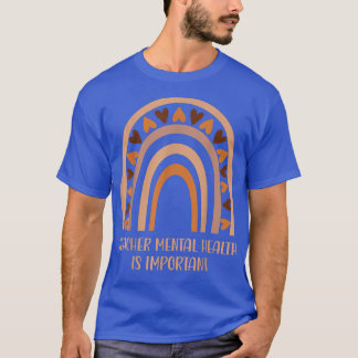 Camiseta Teacher Mental Health, Anxiety Mental Health Aware