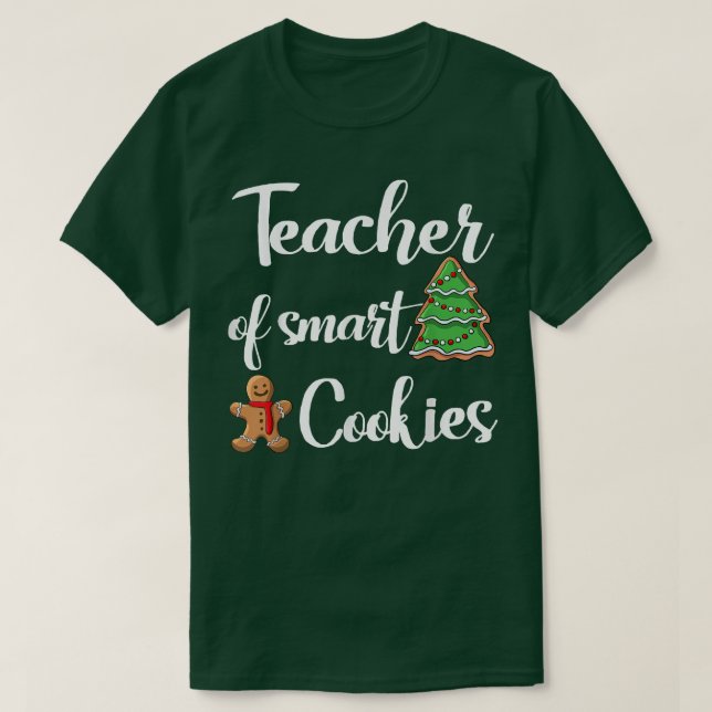 Camiseta Teacher Of Smart Cookies Love Baking Women Party G (Frente do Design)