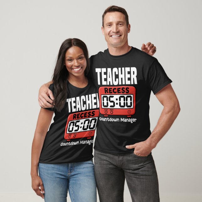 CAMISETA TEACHER - RECESS COUNTDOWN MANAGER (Unissex)
