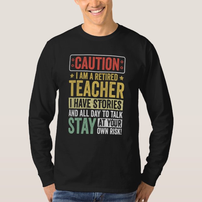 Camiseta Teacher Retirement Apparel Retired Teacher for Men (Frente)