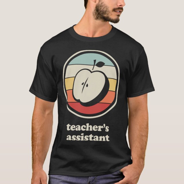 Camiseta Teacher s Assistant Retro Teaching Assistant (Frente)