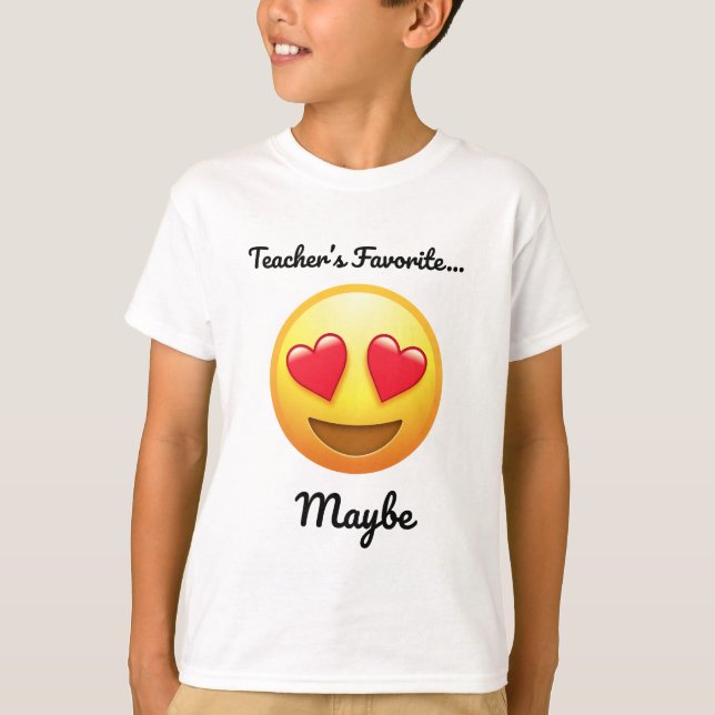 Camiseta Teacher’s Favorite Maybe | Cheeky Student Tee (Frente)