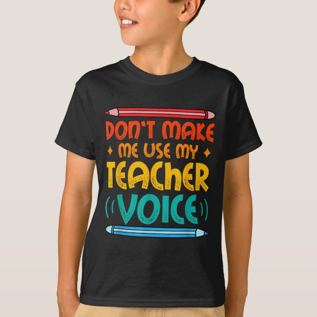Camiseta Teacher Voice Teacherlife Primary School Teacher  (Frente)