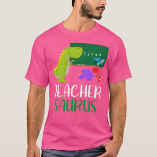 Camiseta Teachersaurus - Apreciação do Professor Dinossauro