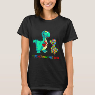 Camiseta Teachersaurus Rex Dinosaur Autism Special Educatio
