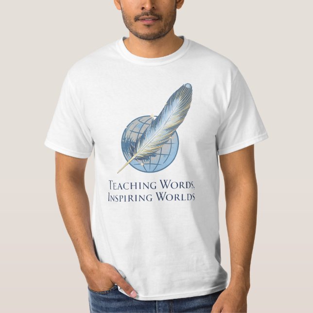 Camiseta Teaching Words, Inspiring Worlds (Frente)
