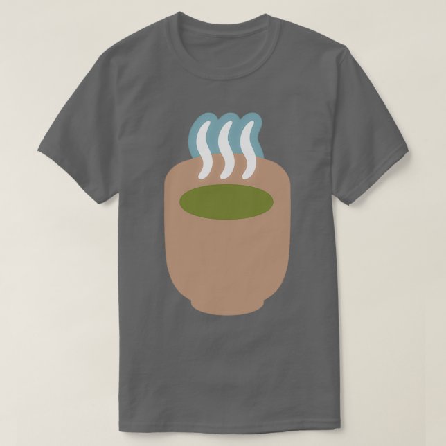 Camiseta Teacup Verde De Chá Matcha Verde Sem Alça 2 (Frente do Design)